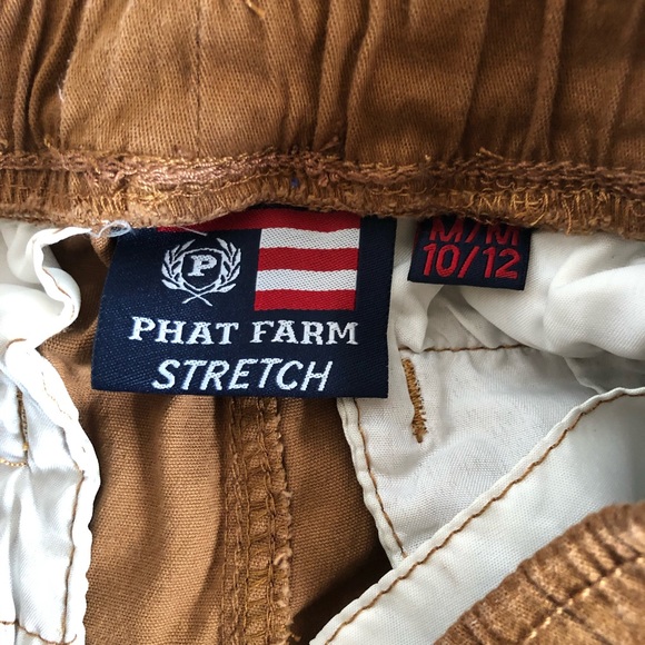 Phat Farm Strech Cotton Blend Long Jean Pant. Brown. Size 10/12 Medium - Picture 7 of 7